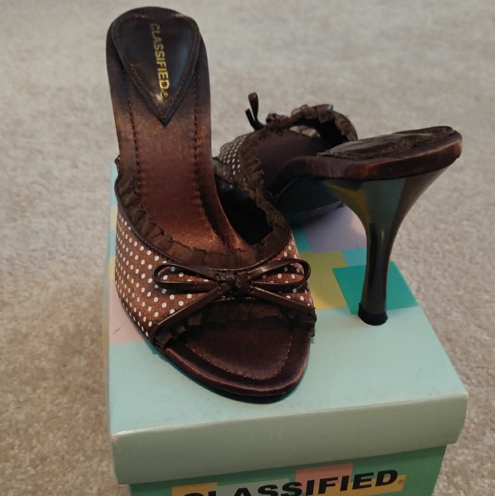 Brown heels
